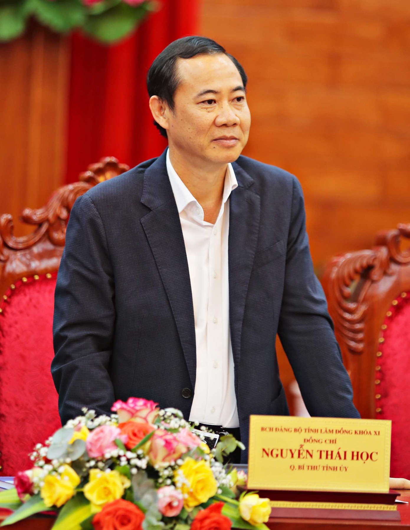 Quyền Bí thư Tỉnh ủy Lâm Đồng phát biểu khai mạc Quyền Bí thư Tỉnh ủy Lâm Đồng phát biểu khai mạc