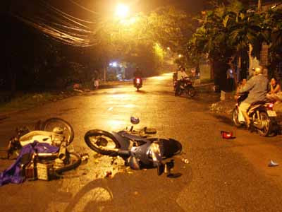 Hiện trường vụt tai nạn