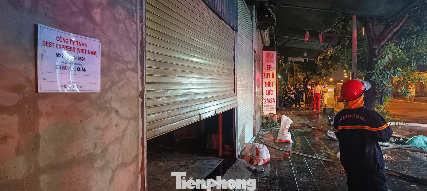 Khu vực xảy ra hỏa hoạn.