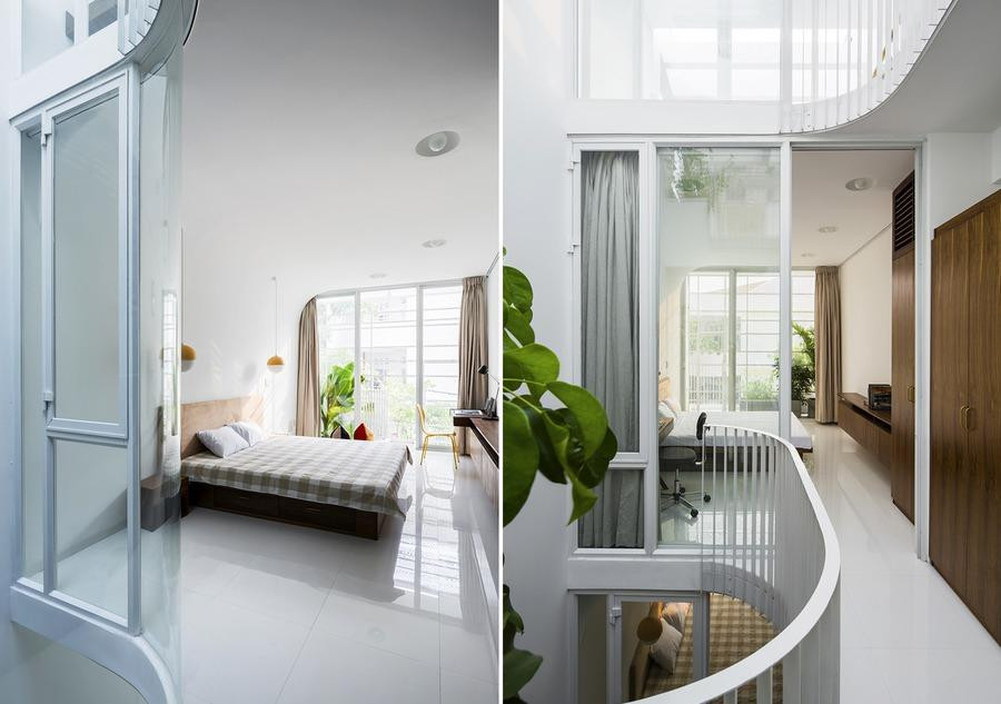 Giếng trời, cửa kính và sơn trắng - 3 yếu tố giúp House 304 như một khu nghỉ dưỡng cao cấp Giếng trời, cửa kính và sơn trắng - 3 yếu tố giúp House 304 như một khu nghỉ dưỡng cao cấp