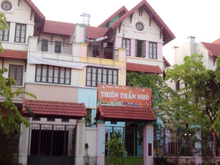 Trường mầm non Thiên thần nhỏ - nơi xảy ra sự việc đau lòng trên