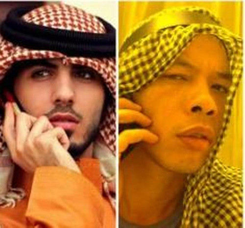 Nam diễn viên Thái Hòa “hóa thân” thành chàng trai Ả Rập. Nam diễn viên Thái Hòa “hóa thân” thành chàng trai Ả Rập