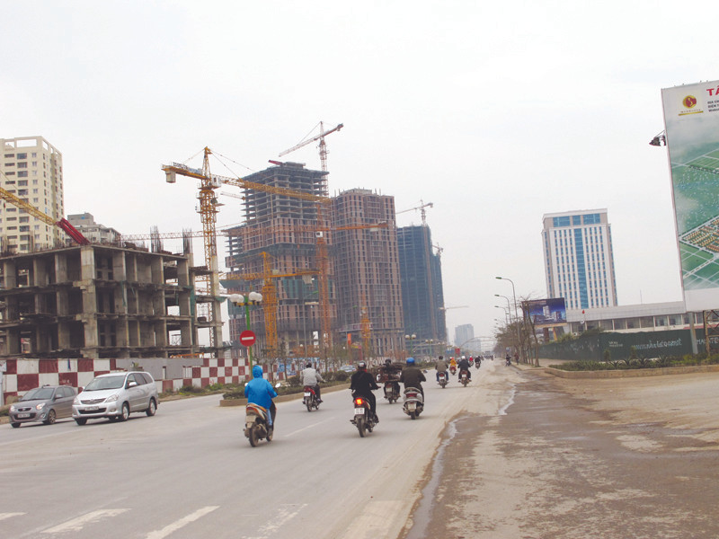 Đường bắc Hà Đông là một trong ít dự án BT được hoàn thành Ảnh: PV