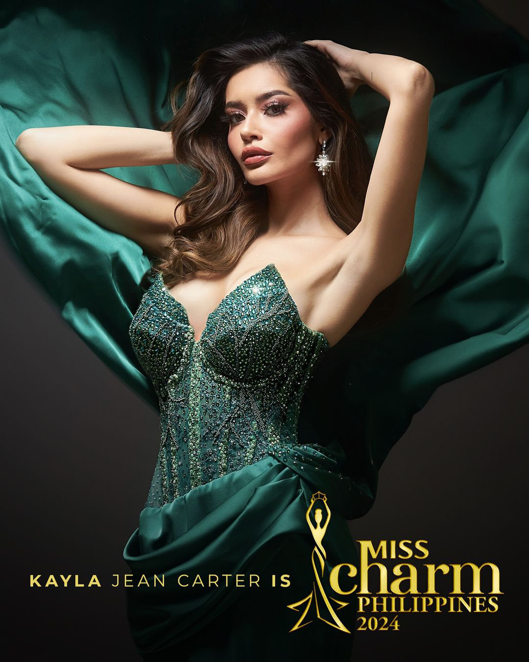 Sau khi người đẹp Krisnah Gravidez bỏ thi Miss Charm 2024, người đẹp Kayla Jean Carter đã được bổ nhiệm thành Miss Charm Philippines 2024. Cô đại diện Philippines tham dự Miss Charm 2024 tổ chức ở Mỹ vào tháng 8.