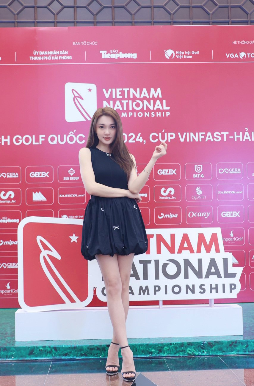 Cô hy vọng các golfer sẽ có những trải nghiệm thú vị tại Giải Vô địch Golf Quốc gia 2024, Cúp VinFast - Hải Phòng.