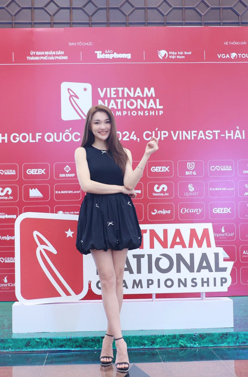 Cô hy vọng các golfer sẽ có những trải nghiệm thú vị tại Giải Vô địch Golf Quốc gia 2024, Cúp VinFast - Hải Phòng.