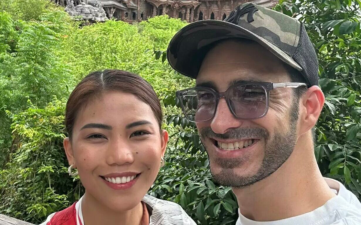 Geneva Lopez và bạn trai Yitshak Cohen.