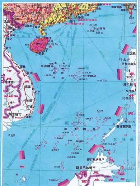 Bản đồ hình lưỡi bò phi lý do Trung Quốc đặt ra