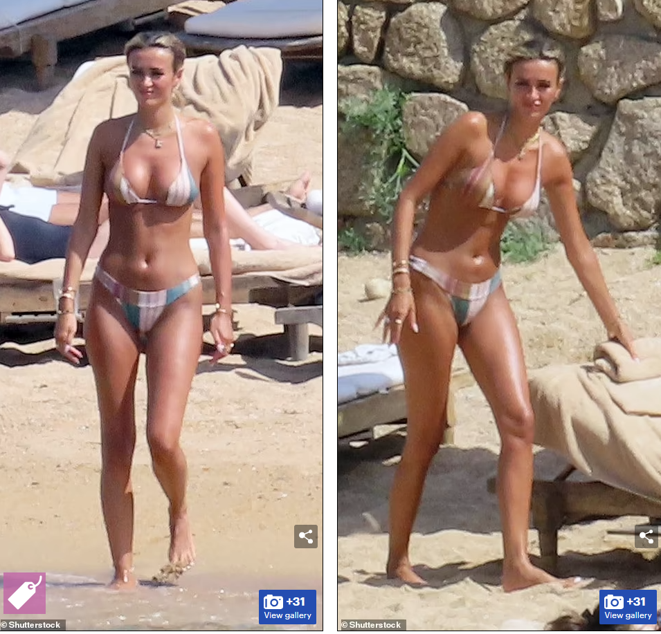 Katherine Pilkington sở hữu body cân đối đẹp không kém người mẫu chuyên nghiệp.