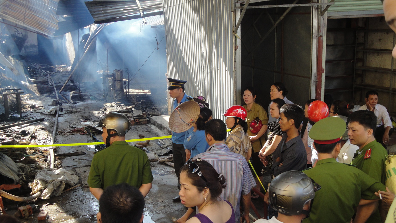 Sáng nay Cơ quan CSĐT tiến hành khám nghiệm hiện trường