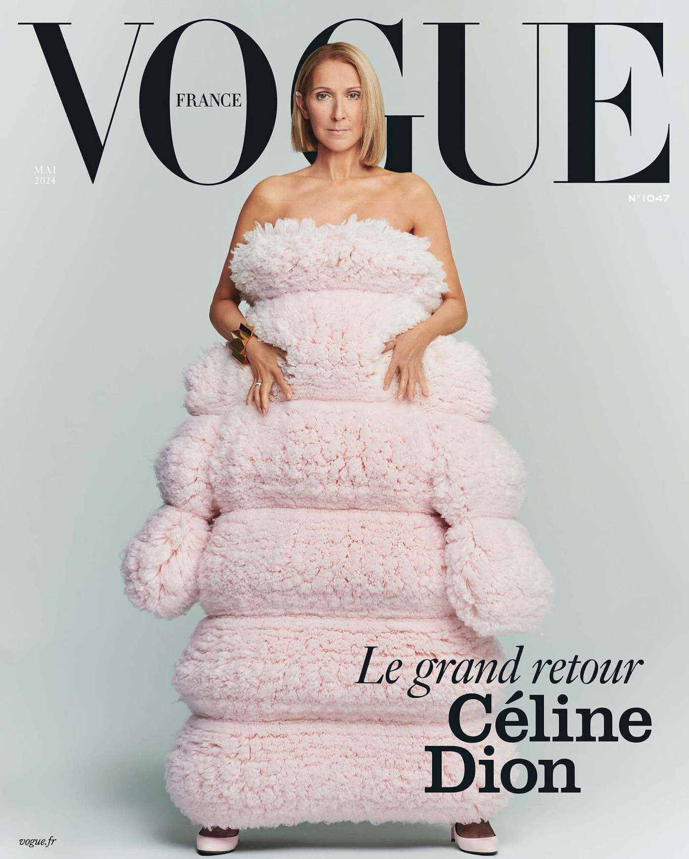 Celine Dion tái xuất với thời trang cao cấp trên bìa tạp chí Vogue Pháp. Ảnh: Vogue Pháp. Celine Dion tái xuất với thời trang cao cấp trên bìa tạp chí Vogue Pháp. Ảnh: Vogue Pháp.