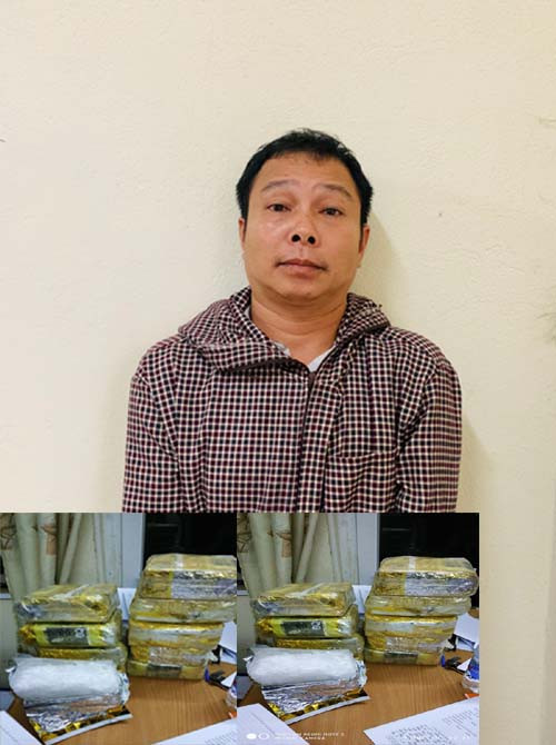 Bắt quả tang đối tượng vận chuyển 10 kg ma túy đá từ Lào về Việt Nam ảnh 1