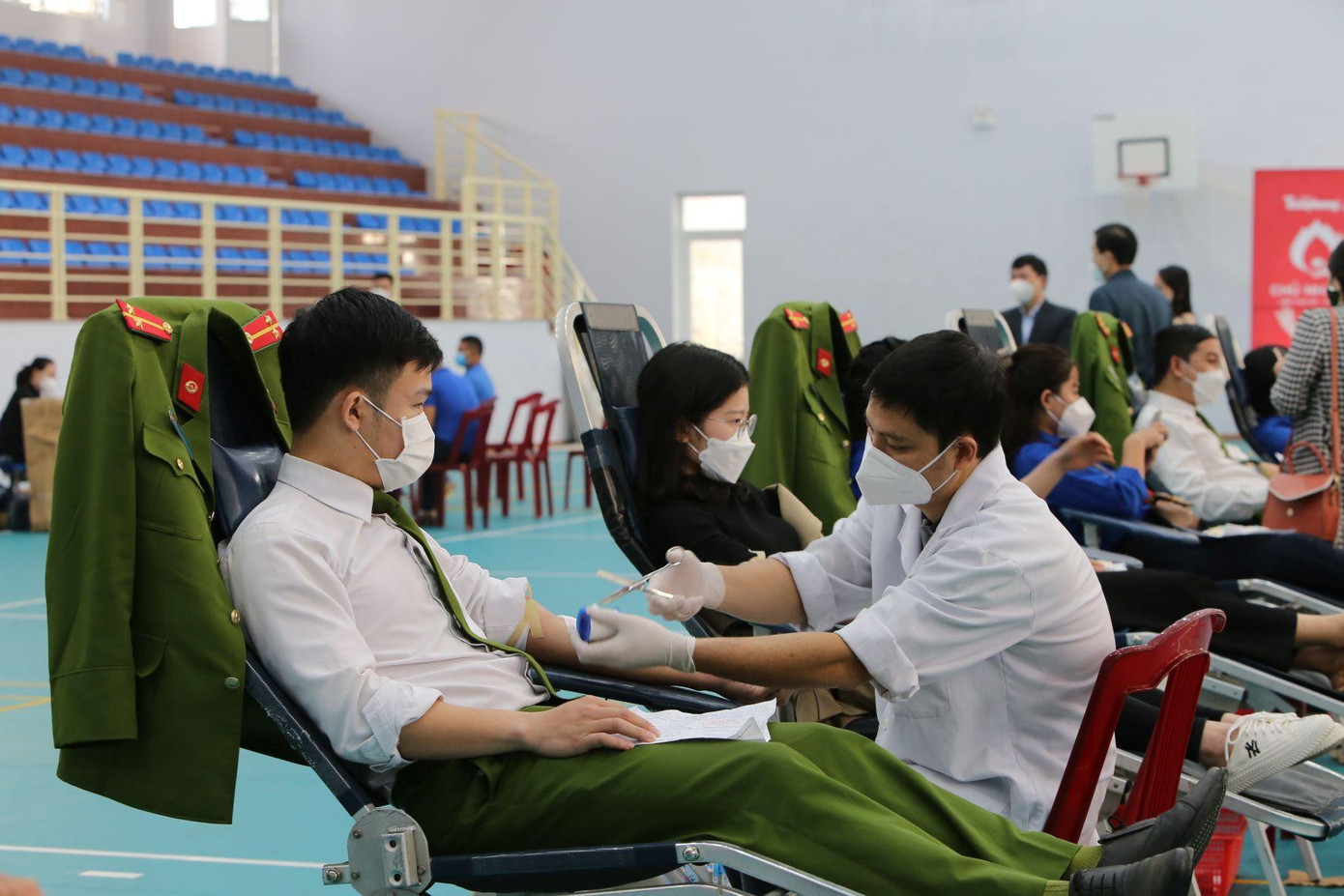 Lực lượng Công an tỉnh Quảng Bình tham gia chương trình