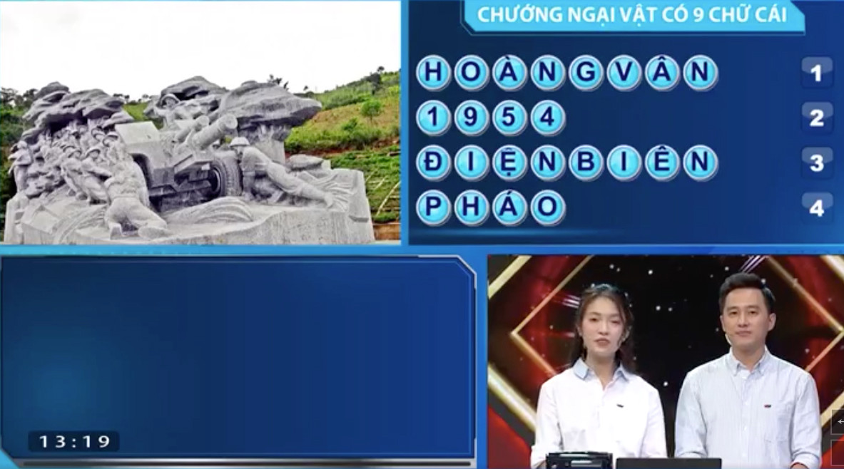 Đăng Hưng xuất sắc giải ẩn số chướng ngại vật.