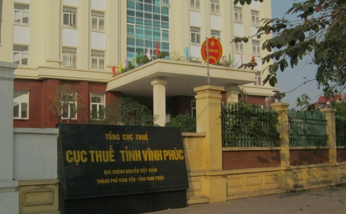 Cục thuế tỉnh Vĩnh Phúc. Ảnh minh hoạ.
