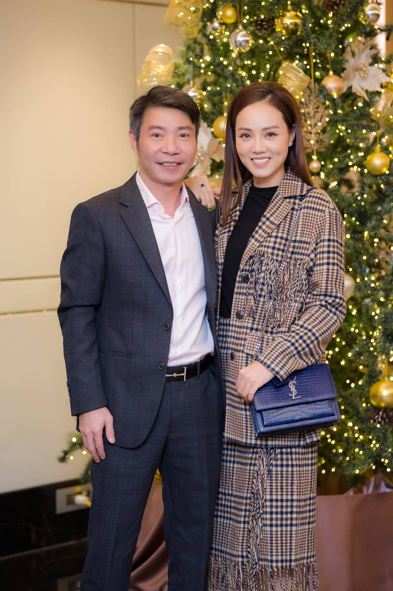 NSND Công Lý và bà xã Ngọc Hà.