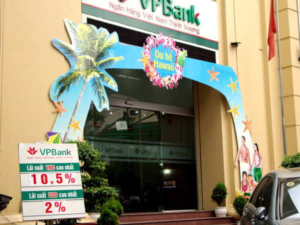 Lãi suất cao nhất tại VPbank cũng chỉ 10,5%/năm Ảnh: Minh Đức