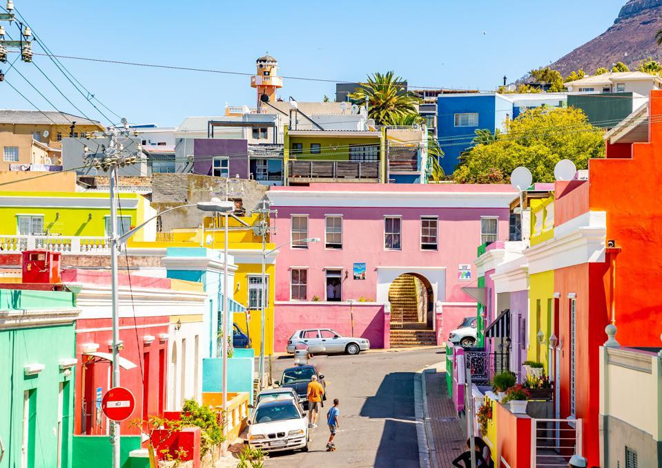 Khu Bo Kaap ở Cape Town, Nam Phi. Ảnh: Getty Images. Khu Bo Kaap ở Cape Town, Nam Phi. Ảnh: Getty Images.