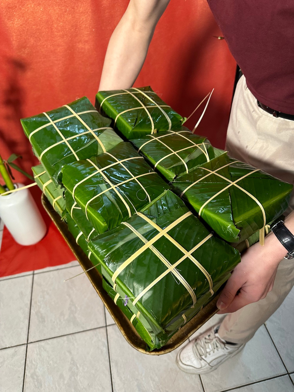 Luộc bánh chưng Luộc bánh chưng