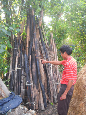 Người dân đang rất hoang mang khi nhà liên tiếp bị phóng hỏa. Ảnh: X. Sinh