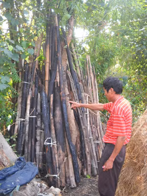 Người dân đang rất hoang mang khi nhà liên tiếp bị phóng hỏa. Ảnh: X. Sinh
