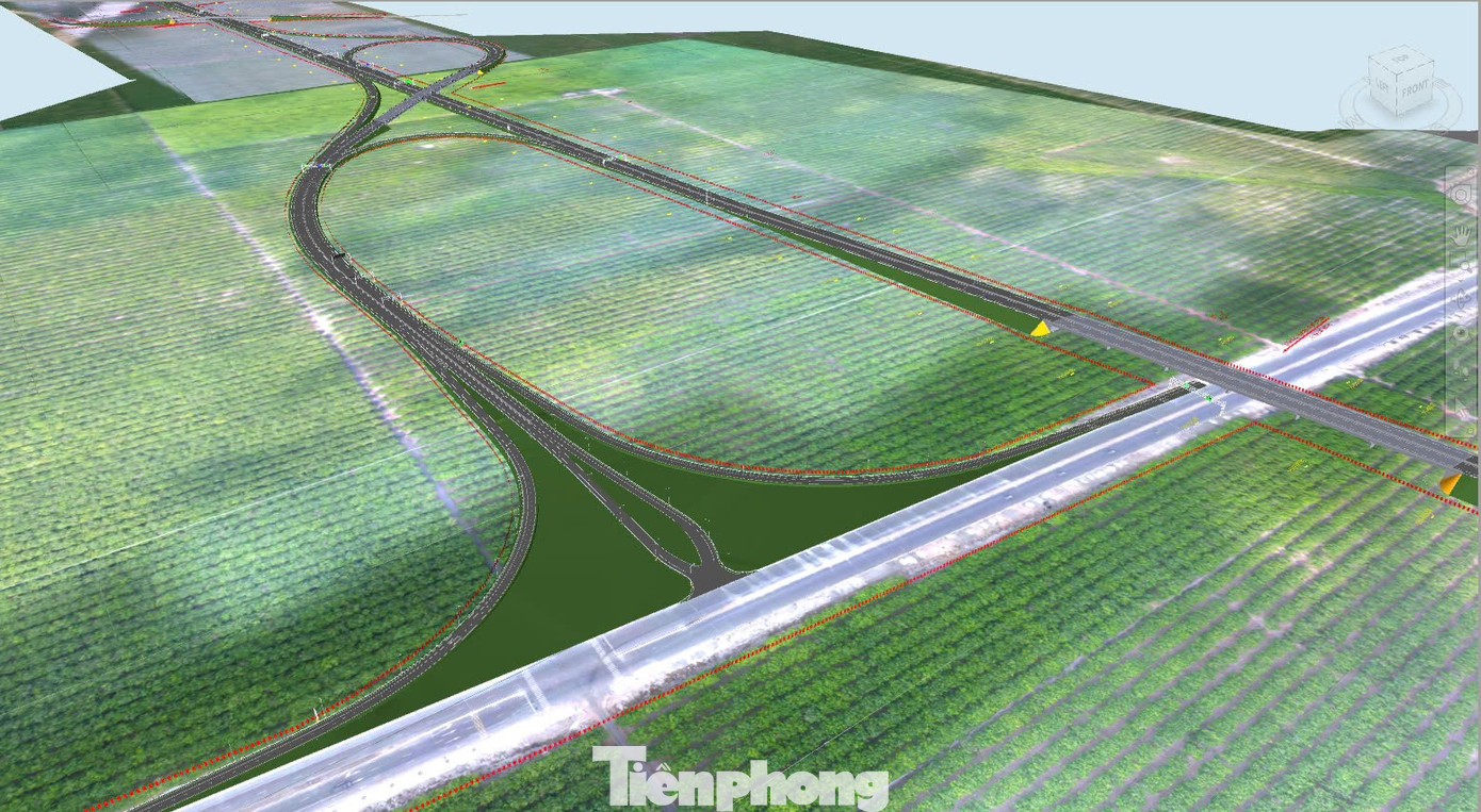 Đây là dự án cao tốc đầu tiên được áp dụng mô hình thông tin công trình (BIM) ngay từ bước chuẩn bị đầu tư để tối ưu quá trình thiết kế, thi công và quản lý dự án. Trong ảnh là mô hình BIM. Đây là dự án cao tốc đầu tiên được áp dụng mô hình thông tin công trình (BIM) ngay từ bước chuẩn bị đầu tư để tối ưu quá trình thiết kế, thi công và quản lý dự án. Trong ảnh là mô hình BIM.
