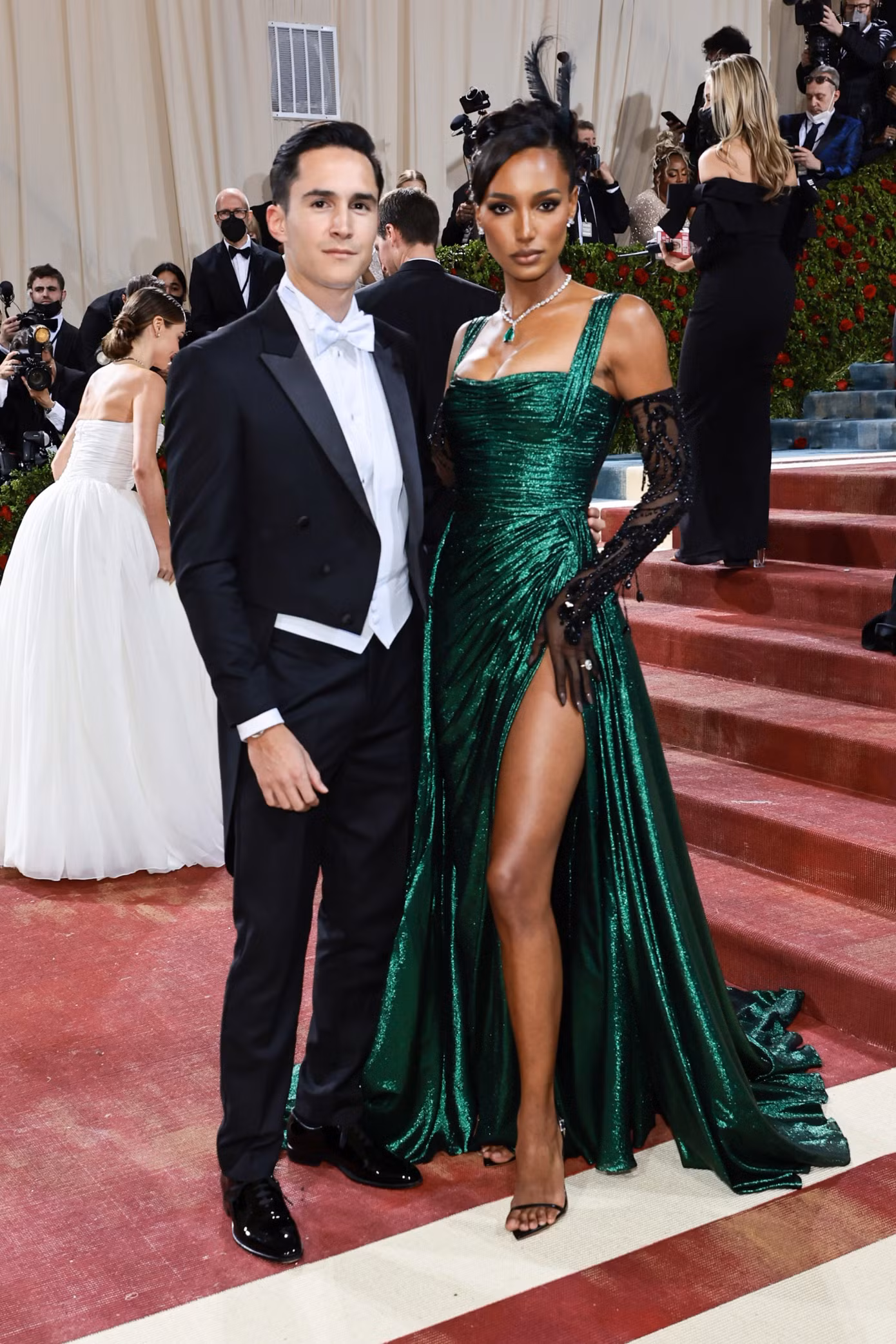 “Thiên thần” Jasmine Tookes và chồng Juan David Borrero.