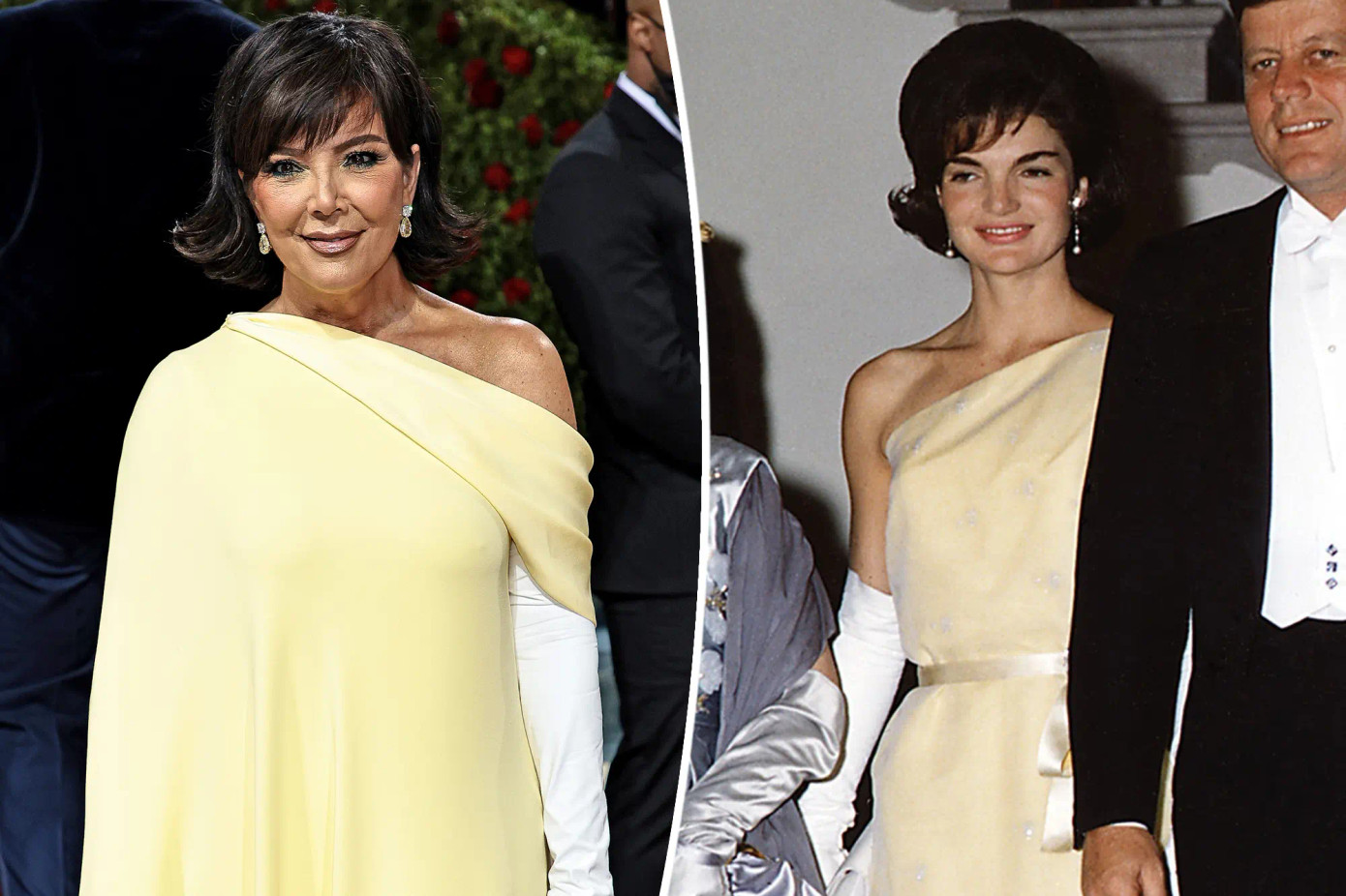 Diện mạo mới của bà Kris khiến dân mạng liên tưởng đến cựu Đệ nhất Phu nhân Mỹ Jackie Kennedy.