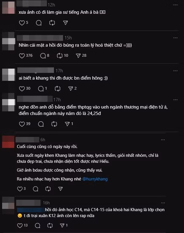 Netizen chia sẻ về HURRYKNG. Ảnh: Threads