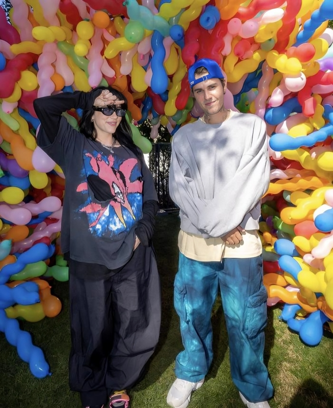 Sự thân thiết giữa Justin Bieber và Billie Eilish.