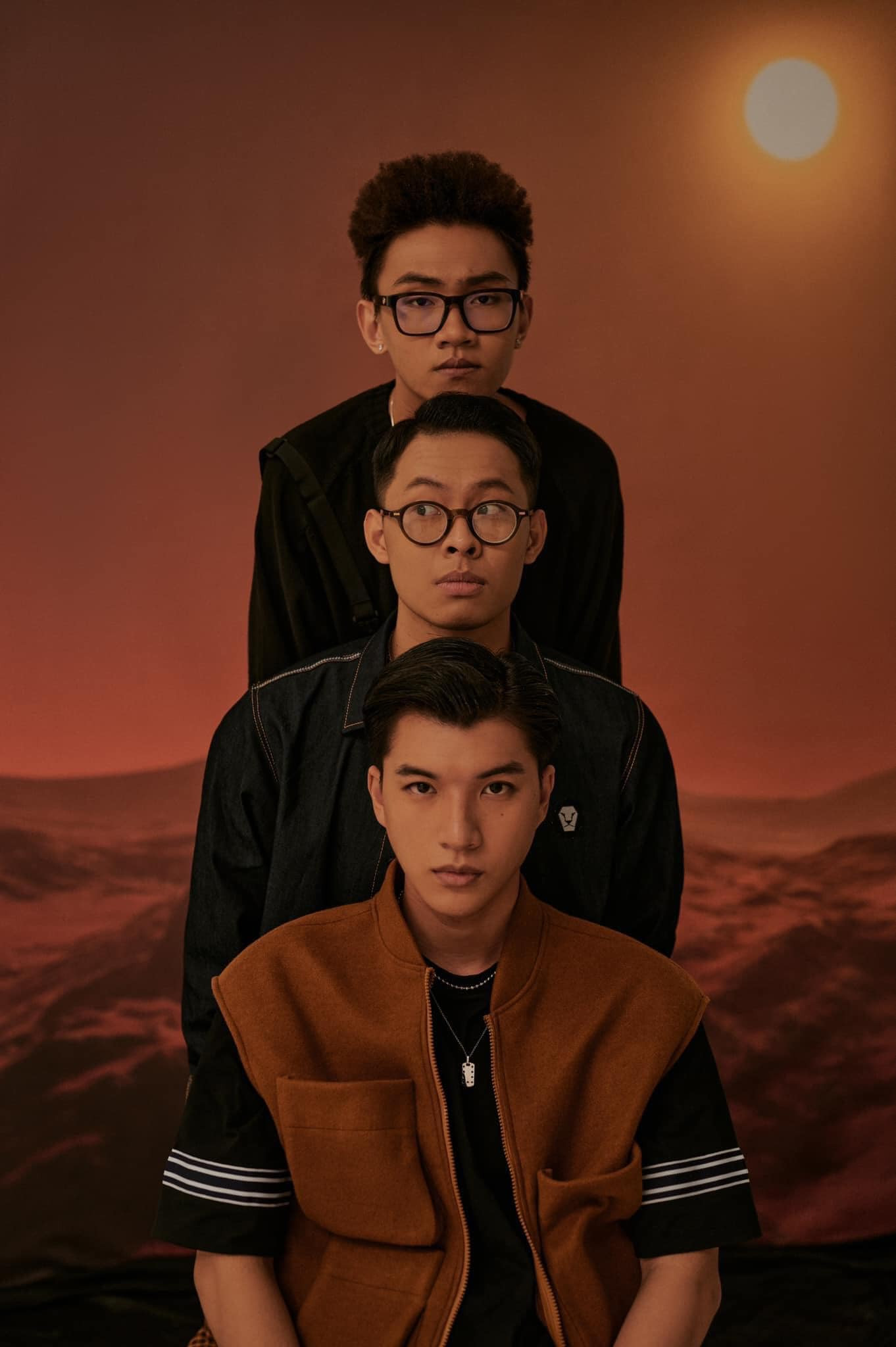 GERDNANG đời đầu gồm HURRYKNG, Manbo và HIEUTHUHAI. Ảnh: GERDNANG