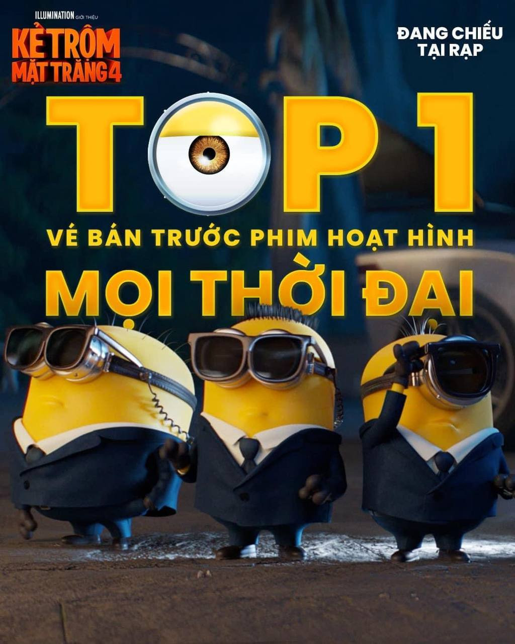 Despicable Me 4 lập kỷ lục bán vé trước cho phim hoạt hình tại Việt Nam (Ảnh: CGV) Despicable Me 4 lập kỷ lục bán vé trước cho phim hoạt hình tại Việt Nam (Ảnh: CGV)