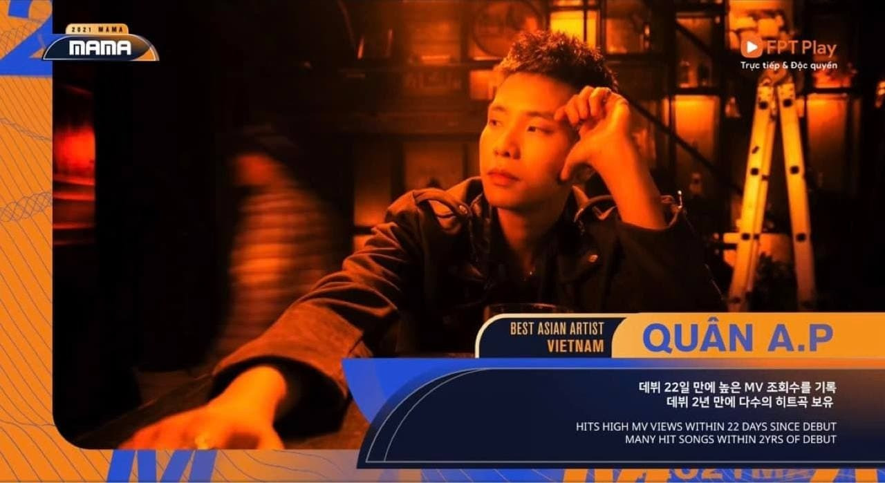 Quân A.P đạt thành công từ trong nước đến quốc tế. Ảnh: Mnet