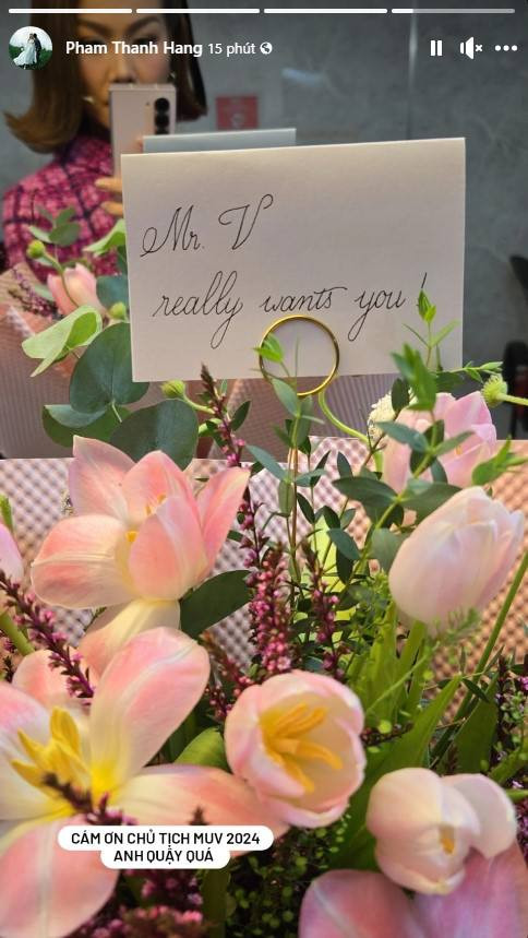 Siêu mẫu Thanh Hằng đăng Story giữa ồn ào và tấm thiệp đủ nói lên tất cả. Ảnh: IGNV Siêu mẫu Thanh Hằng đăng Story giữa ồn ào và tấm thiệp đủ nói lên tất cả. Ảnh: IGNV