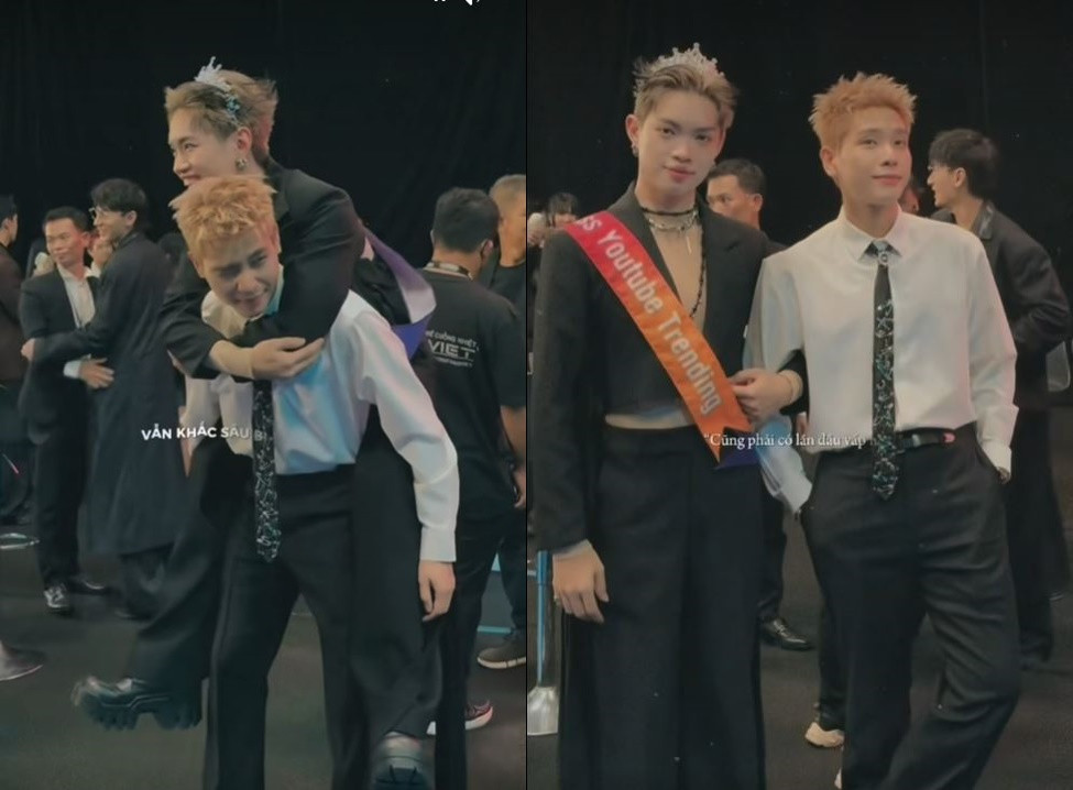 Quân A.P và Pháp Kiều giữ mối quan hệ thân thiết sau khi chương trình khép lại. Ảnh: VieON