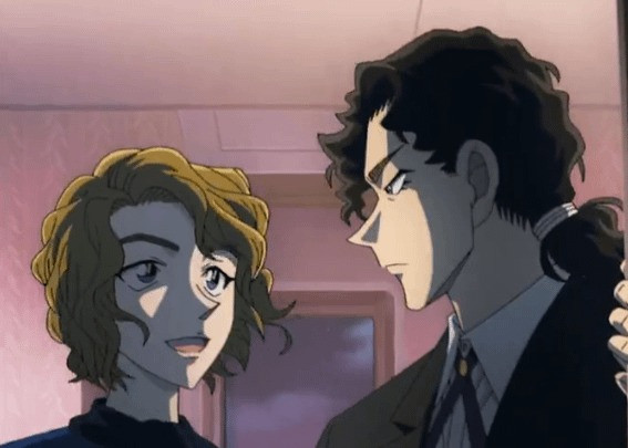 Momiji phá Heiji tỏ tình trong Conan tập 27. Ảnh: Trích từ phim Conan.