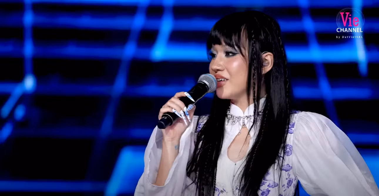 Saabirose xuất hiện trong tập 3 của Rap Việt mùa 4. Ảnh: VieON