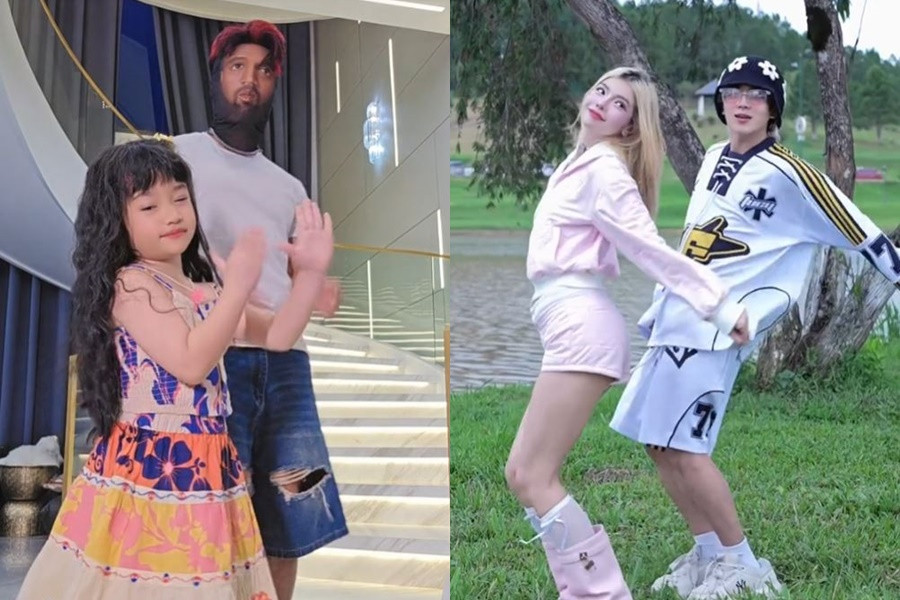 Con gái Lê Dương Bảo Lâm, hot girl Ciin... cover điệu nhảy điệp khúc bài hát Ngáo Ngơ của team HIEUTHUHAI, được nhiều netizen khen ngợi vì dễ thương. Ảnh: TikTok nhân vật. Con gái Lê Dương Bảo Lâm, hot girl Ciin... cover điệu nhảy điệp khúc bài hát Ngáo Ngơ của team HIEUTHUHAI, được nhiều netizen khen ngợi vì dễ thương. Ảnh: TikTok nhân vật.