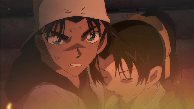 Tác giả tiếp tục tạo điều kiện cho Hattori tỏ tình (Ảnh trích từ anime Conan) Tác giả tiếp tục tạo điều kiện cho Hattori tỏ tình (Ảnh trích từ anime Conan)