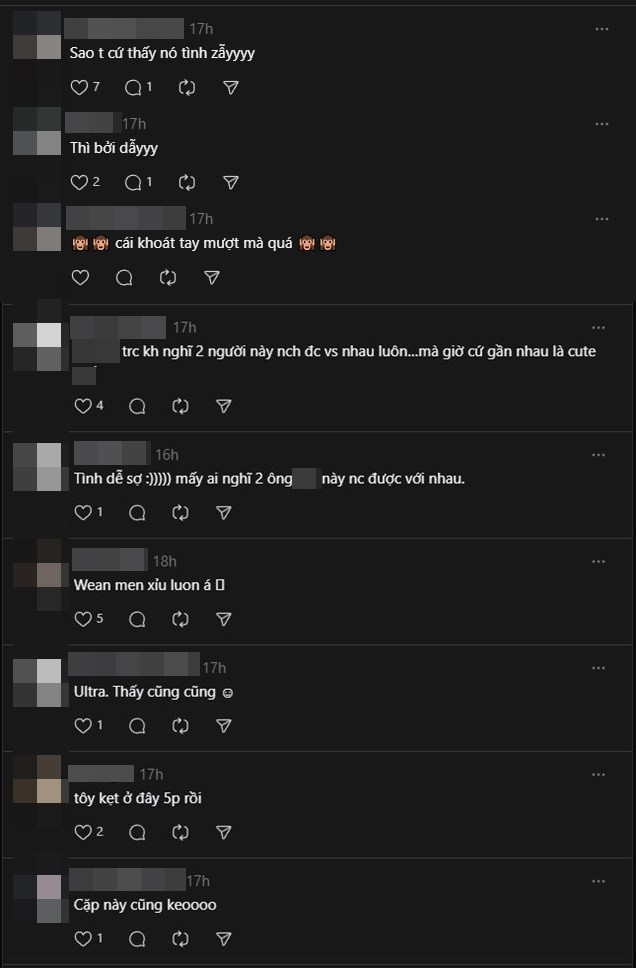 Cư dân mạng thích thú với &quot;thuyền&quot; Wean - Hùng Huỳnh. Ảnh: Threads