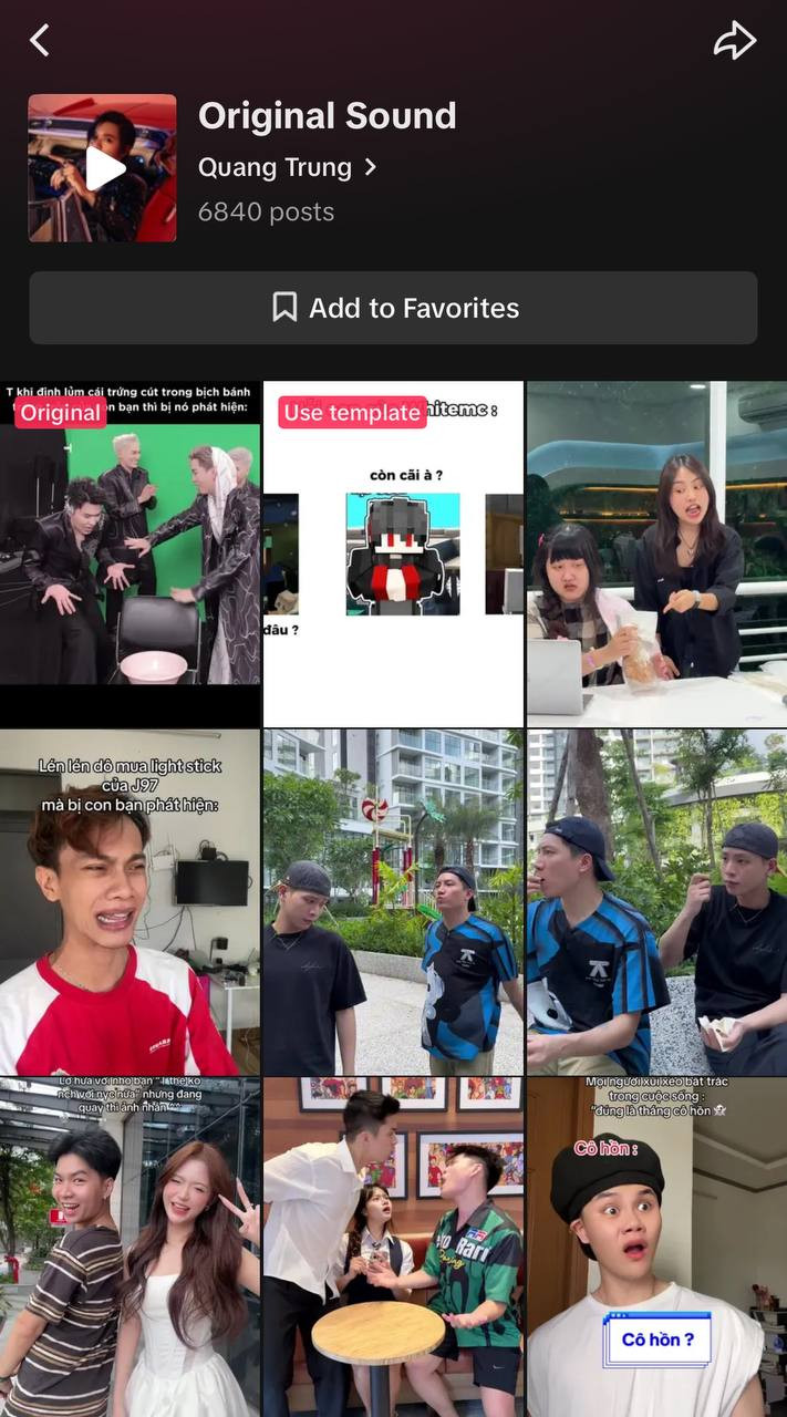 Lời thoại "Đã làm gì đâu... Đã chạm vào đâu" của Quang Trung vô tình trở thành xu hướng trên mạng xã hội, với nhiều kịch bản hài hước khác nhau. Ảnh: TikTok nhân vật Lời thoại "Đã làm gì đâu... Đã chạm vào đâu" của Quang Trung vô tình trở thành xu hướng trên mạng xã hội, với nhiều kịch bản hài hước khác nhau. Ảnh: TikTok nhân vật