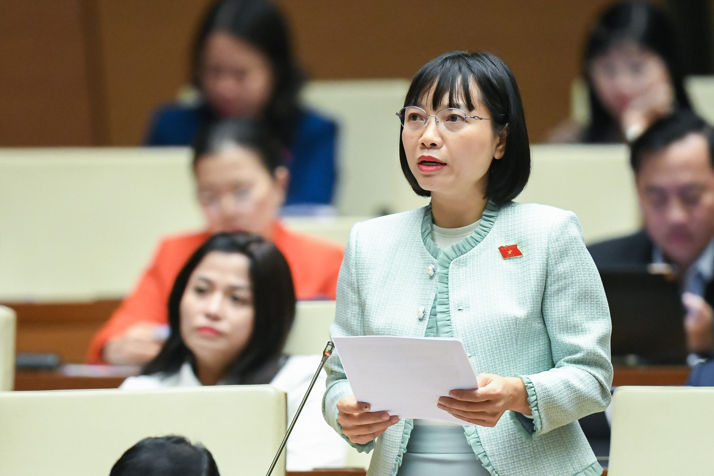 Đại biểu Nguyễn Thị Việt Nga (đoàn Hải Dương)