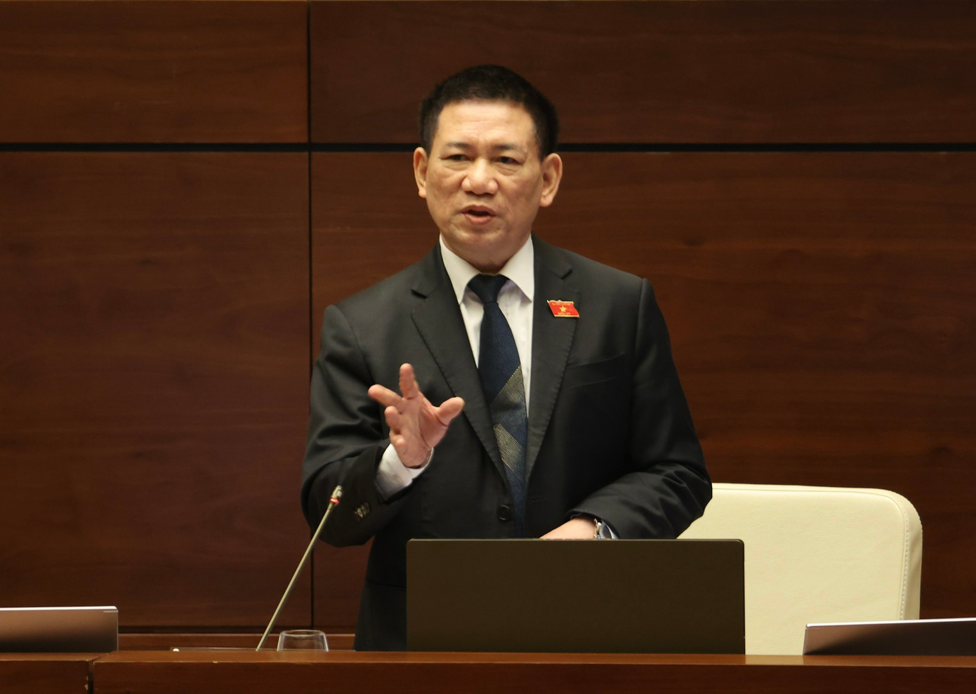 Bộ trưởng Tài chính Hồ Đức Phớc. Ảnh: Như Ý