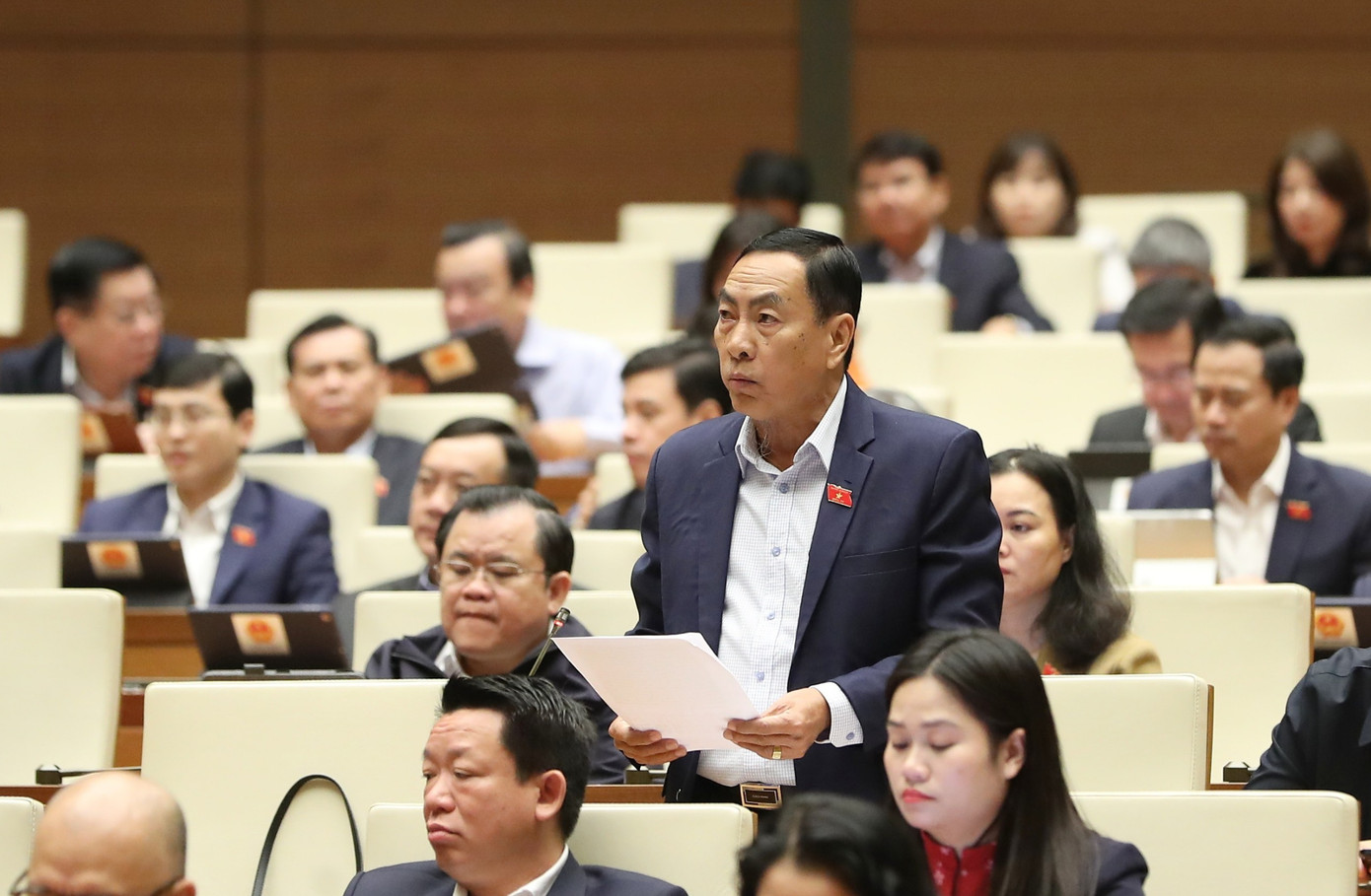 Đại biểu Phạm Văn Hòa (Đồng Tháp). Ảnh: Như Ý