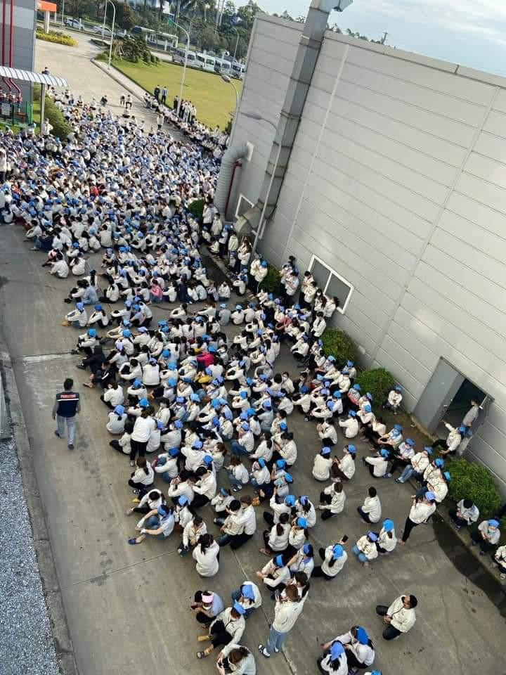 Hình ảnh công nhân đình công Hình ảnh công nhân đình công