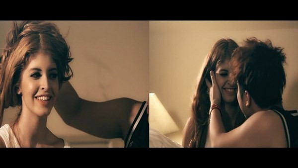 Vốn nổi danh là hot girl sống thoáng, Andrea chẳng chút ngại ngần khi xuất hiện trong những cảnh nóng của các MV, bộ ảnh hay hình ảnh nhạy cảm đời thường của bản thân bị phát tán. Đây một trong những cảnh quay cô thực hiện cùng bạn trai Yanbi trong sản phẩm âm nhạc của anh, MV được đánh giá là lợi dụng cảnh nóng để câu khách quá nhiều