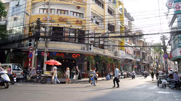 Một góc phố Tây ở TP.HCM . Một góc phố Tây ở TP.HCM