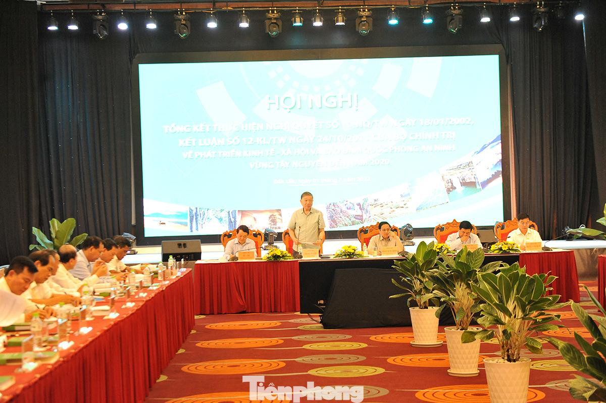 Bộ trưởng Bộ Công an Tô Lâm phát biểu tại hội nghị. Ảnh: Tuấn Nguyễn Bộ trưởng Bộ Công an Tô Lâm phát biểu tại hội nghị. Ảnh: Tuấn Nguyễn