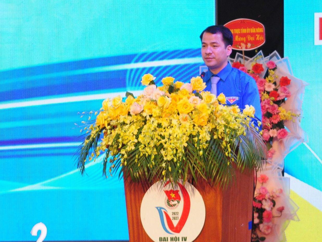 Anh Ngô Văn Cương- Bí thư Trung ương Đoàn phát biểu tại đại hội Anh Ngô Văn Cương- Bí thư Trung ương Đoàn phát biểu tại đại hội