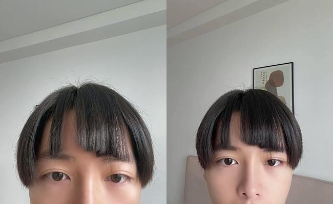 Kiểu tóc rất "anime" của Đức Phúc.